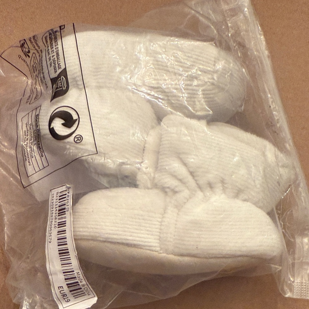 White Baby Booties